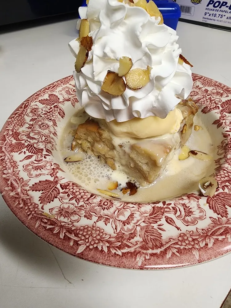 Almond Bread Pudding